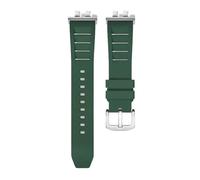 AZSHIW Compatible con Casio GMW-B5000 GM-B2100 GMB2100 GMC-B2100 MRG-B2100D correa de reloj pulsera repuesto enlace goma(Green SR link)