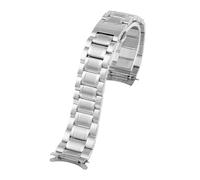 AZSHIW Compatible con Citizen Correa de reloj curva de acero inoxidable de 21 mm Pulsera compatible con Citizen Solar AT2140-55 AT2149-85X AT2145 Correa de reloj Arc for hombre(3101-Silver)