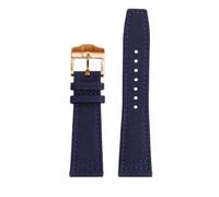 AZSHIW Compatible con correa de reloj AP CODE 11,59, pulsera nailon 26393 15210, lona, pulsera 20mm, 21mm y 22mm(A-Blue -Rose-glod,20mm-width)