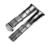 AZSHIW Compatible con correas de reloj de piel de vaca, correa sustituta de TAG-HEUER CARRERA, 19MM, 20MM, 22MM, hebilla plegable, accesorios for cinturón de cuero(Black-1,22MM_S)