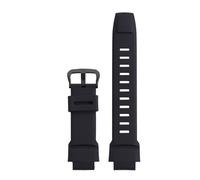 AZSHIW Compatible con correas de silicona for relojes PRW-2500/3500/5100. Compatible con correas de reloj Casio Pro-Trek Series PRG-250/270 con boca convexa, impermeable y resistente al sudor.(A-Black