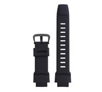 AZSHIW Compatible con correas de silicona for relojes PRW-2500/3500/5100. Compatible con correas de reloj Casio Pro-Trek Series PRG-250/270 con boca convexa, impermeable y resistente al sudor.(Black-B