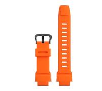 AZSHIW Compatible con correas de silicona for relojes PRW-2500/3500/5100. Compatible con correas de reloj Casio Pro-Trek Series PRG-250/270 con boca convexa, impermeable y resistente al sudor.(Orange-