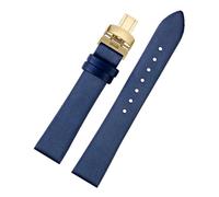 AZSHIW Compatible con Mido Baroncelli M035.207 Piaget Possession Series G0A43080 G0A48080 Correa Pulsera De Mujer 14 16 18mm Suave(Blue-gold,18mm)