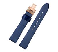 AZSHIW Compatible con Mido Baroncelli M035.207 Piaget Possession Series G0A43080 G0A48080 Correa Pulsera De Mujer 14 16 18mm Suave(Blue-rosegold,18mm)