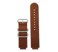 AZSHIW Compatible con Timex T80 Casio 3299 Small Square AE1200 AE-1200WH/1300 A158/159 SGW-300 MRW-200 Correa de cuero Correa de cuero de vaca vintage(Blue Pink)