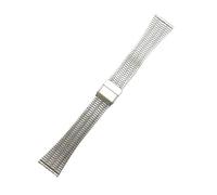 AZSHIW Correa de acero inoxidable compatible con correas de reloj de 18 mm, 20 mm y 22 mm. Correa de repuesto universal de liberación rápida. Compatible con hombres y mujeres.(Silver,22mm)