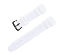 AZSHIW Correa de caucho compatible con Casio AE-1000w SGW-400H / SGW-300H, correa de silicona negra con hebilla de pasador, pulsera de reloj.(White B)