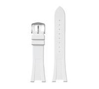 AZSHIW Correa de caucho fluorado compatible con Patek Philippe Nautilus compatible Citizen AW0130-85M/X/A/Z Hombres FKM Reemplace la pulsera correa del reloj 25 * 12 mm