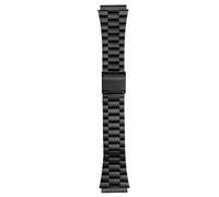 AZSHIW Correa de cuero compatible con CASIO A158W A168/F91w /AE-1200WHD/A158/A159/A169/AE1200, correa de piel de vaca modificada for hombre.(A black)
