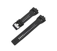 AZSHIW Correa de goma compatible con Casio GBD-200-1/2/9 GBD-200SM GBD-200RD Reemplazo reloj deportivo resina(Black)