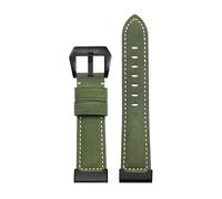 AZSHIW Correa de piel de vaca compatible con CASIO G-Shock Big Mud King GWG-1000-1A/A3/1A1 GB/GG, pulsera deportiva for hombre.(A Matte green black)