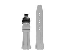 AZSHIW Correa de reloj de goma saliente de liberación rápida compatible con Casio GA-2100, GA-2110, GM-2100, GA2100, serie GA-2100, de 16 mm.(Gray-black B)