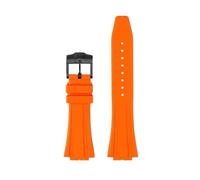 AZSHIW Correa de reloj de goma saliente de liberación rápida compatible con Casio GA-2100, GA-2110, GM-2100, GA2100, serie GA-2100, de 16 mm.(Orange-black A)