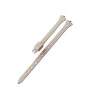AZSHIW Correa de reloj de silicona compatible con CK K4u236/K4u231, resistente al agua, suave, cómoda, de 3 mm, for mujer.(Beige-No)