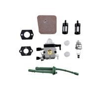 AZSHIW Kit de carburador compatible con STIHL FS55R FS45 FS38 HS45 FS55 KM55R FS46 FS55RC FC55 FS45C HL45 FS46C KM55 Cortadora hilo Weed eater Parts