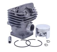 AZSHIW Kit de pistón cilindro 44mm Compatible con Stihl MS260 026, carburador, bobina encendido, filtro aire, línea colector admisión, junta motosierra