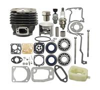 AZSHIW Kit de pistón cilindro 52mm Compatible con Husqvarna 272XP 61 268 272 XP junta rodamiento motosierras carburador piezas repuesto gran