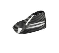 AZSHIW Pegatina de Fibra Carbono for Cubierta Antena Coche Compatible con BMW Mini One Cooper S JCW R55 R56 F54 F55 F56 F60 Accesorios modificación Exterior(F54 F60 Black)