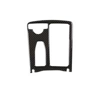 AZSHIW Pegatina for la Cubierta del Panel de Taza Agua Control Central Fibra Carbono Real Coche Compatible con Mercedes Clase C W204 C200 C300 C180L E W212(Left Hand Drive)