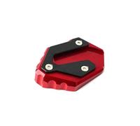 AZSUL para MT 09 para MT-09 para MT09 Motocicleta Pie Soporte Lateral Extensión Pad Kickstand Kick Stand Plate Agrandado Pad(Red1)