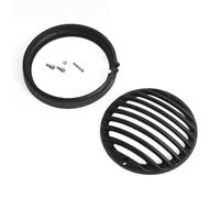 AZSUL Parrilla Para Faros Cubierta De Rejilla Faro Motocicleta 575 "para Sportster Para 883 Para 1200 Protectores Luces Delanteras Universales 5-3/4"(Black)