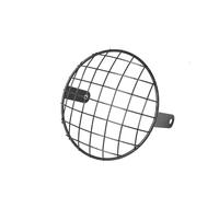 AZSUL Parrilla Para Faros Universal Para Faros Delanteros De Motocicleta 7 Pulgadas Cubierta Para Lámpara Luz Parrilla Compatible Con La Mayoría Las Motocicletas(B Black)