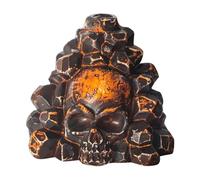 Azte - Silbato de muerte, silbato de grito, calavera 3D, 9,7 x 8,7 x 8,5 cm, efectos de sonido, uso versátil, de calavera 3D, ligero y portátil, perfecto para Halloween, Navidad