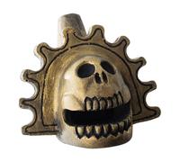 Aztec Death Whistle - Acoplamiento tribal extraño, artefacto de sonido estilo hueso | Instrumento ritual gritando potente, silbato artístico artesanal para el área de fiesta temática, laboratorio