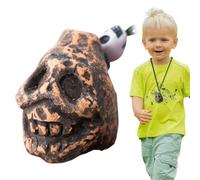 Aztec Death Whistle Death Whistle Halloween Atmósfera Creación gritando Death Whistles Human Scream Collectible Skull Art & Decor for Halloween & Outdoors