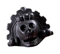 Aztec Death Whistle: el más fuerte del cráneo diseñado, un sonido poderoso extraño | Silbatos auténticos hechos a mano, réplicas históricas para rituales, entretenimiento y efectos