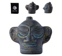 Aztec Death Whistle, Horror Sound Collectible, Ancient Death Whistle for Halloween, Unique Retro Prop for Pranks, Tabletop Centerpiece, Cosplay and Outdoor Parties