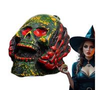 Aztec Death Whistle - Strange Sound Spoof Scream Whistle | Fiffler de cráneo de demonio artesanal | Screaming Skull Whistle adecuado para aventuras al aire libre, entrenamiento de supervivencia o