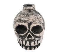 Aztec Death Whistle - World's Loudest Skull Whistle, Spooky Portable Ceramic Crow, Unusual Weird Instrument for Halloween Party Haunted Events Costume Props, Musical Instrument