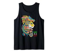 Aztec Jaguar Ancient Warrior Native Mexican Mythology Mexico Camiseta sin Mangas