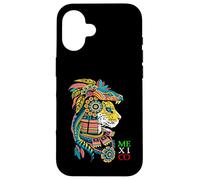 Aztec Jaguar Ancient Warrior Native Mexican Mythology Mexico Carcasa para iPhone 16