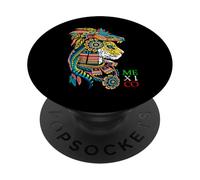 Aztec Jaguar Ancient Warrior Native Mexican Mythology Mexico PopSockets PopGrip Adhesivo