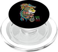 Aztec Jaguar Ancient Warrior Native Mexican Mythology Mexico PopSockets PopGrip para MagSafe