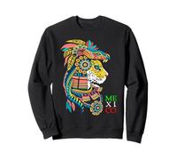 Aztec Jaguar Ancient Warrior Native Mexican Mythology Mexico Sudadera