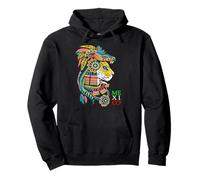 Aztec Jaguar Ancient Warrior Native Mexican Mythology Mexico Sudadera con Capucha