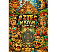 Aztec & Mayan Geometric Art: Colouring Book