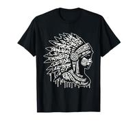 Aztec Warrior Female Eagle Mayan Knight Mexican Jaguar Camiseta