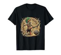 Aztec Warrior Soccer Jaguar Costume Mexico Football Fan Camiseta