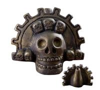 Aztec Whistle - Silbato azteca de la muerte azteca, auténtico silbato con sonido único, para una aplicación moderna, fuerte