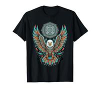 Azteca Águila Pájaro Mitología Mexicana Inca Maya Indígena Camiseta