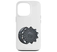 Azteca Estilo Sol Y Luna Mujer Chica Carcasa para iPhone 13 Pro