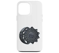 Azteca Estilo Sol Y Luna Mujer Chica Carcasa para iPhone 13 Pro MAX