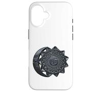 Azteca Estilo Sol Y Luna Mujer Chica Carcasa para iPhone 16