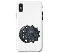 Azteca Estilo Sol Y Luna Mujer Chica Carcasa para iPhone X/XS
