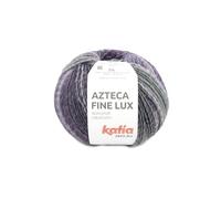 AZTECA FINE LUX de Katia ovillos de 100 gramos y 270 metros. (416 - Morado perlado-Verde medio)